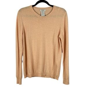 Bartolini Made In Italy Classic Wool Cashmere Blend Long Sleeve Sweater Large